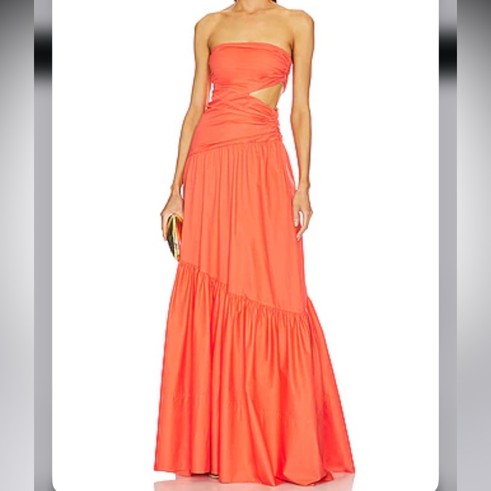 A.L.C. Revolve Lark Strapless Cut Out Maxi Dress NWT Size 12